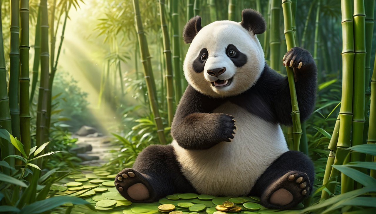 大竹子 Big Bamboo 熊貓竹林主題老虎機手遊 主題示意圖