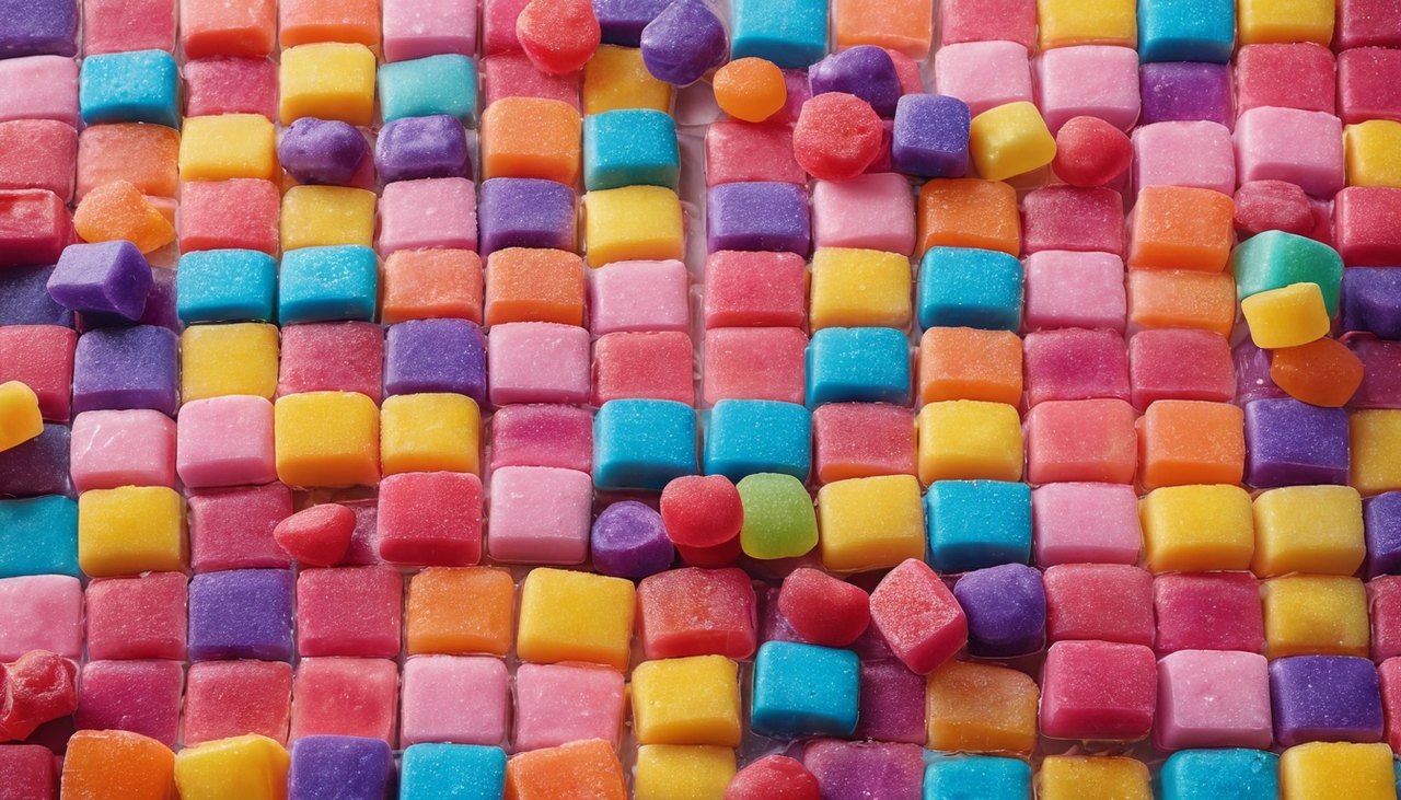 糖果衝擊 Sugar Rush 糖果方格世界主題老虎機手遊 主題示意圖