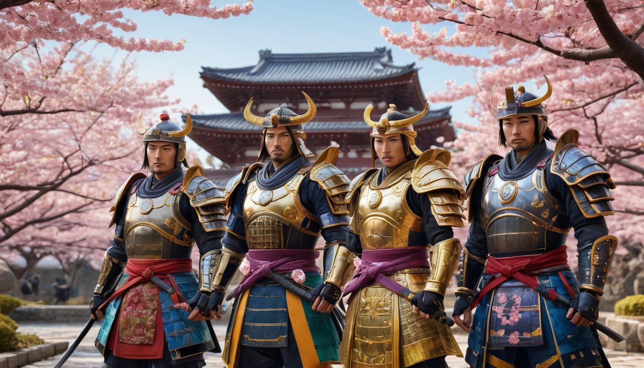 三武士 日本武士主題老虎機手遊 主題示意圖